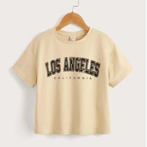 LA, CA t-shirt in tan
